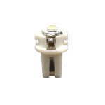 Led bulb 1 smd 3030 super bright, socket T5 B8.3D, white color, for dashboard and center console